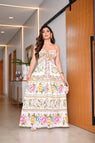 Vestido longo lastex - B486