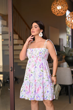 Vestido curto lastex - B581